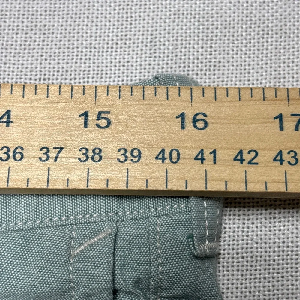 J Crew Stretch Chino Shorts Mens Size 31  Mint Green‎ 9 in Flat Front